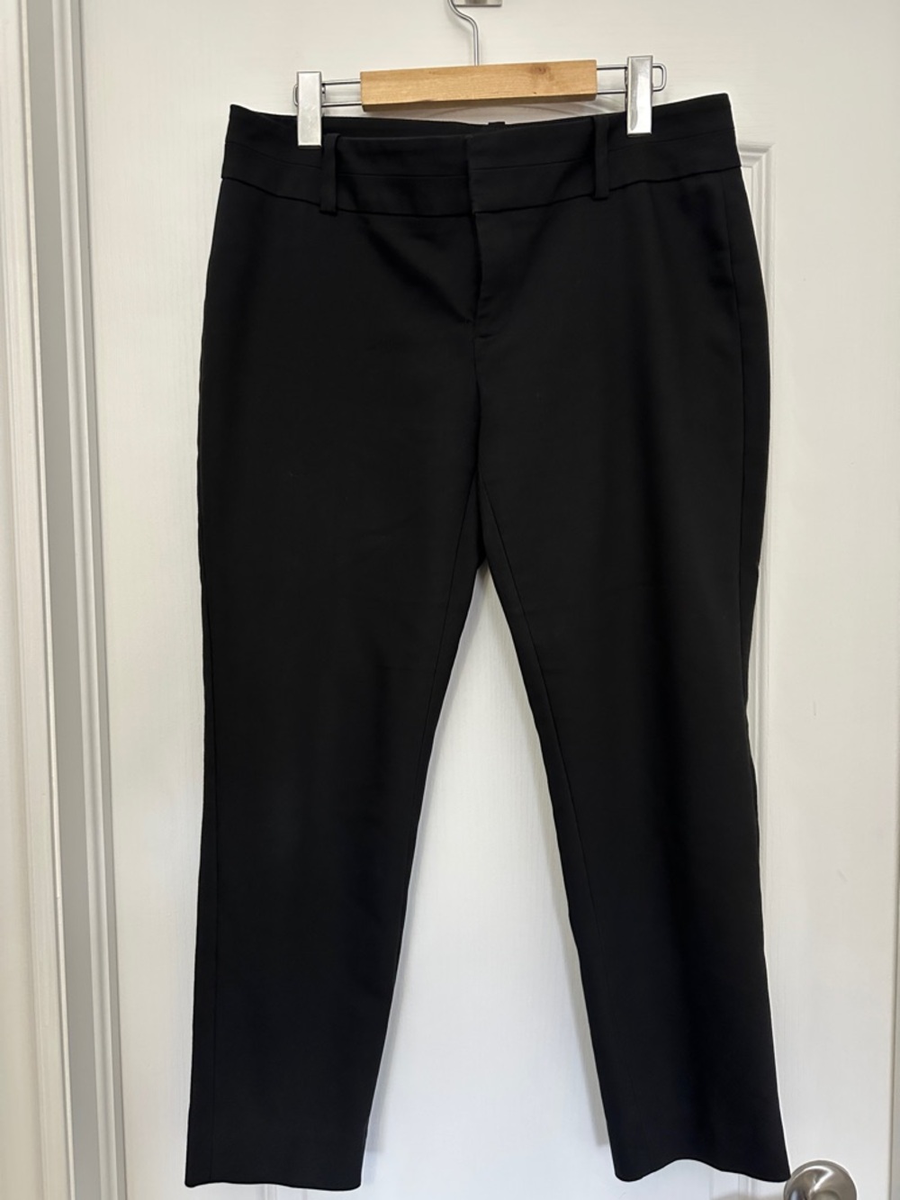 Calvin Klein Black Straight-Leg Dress Pants